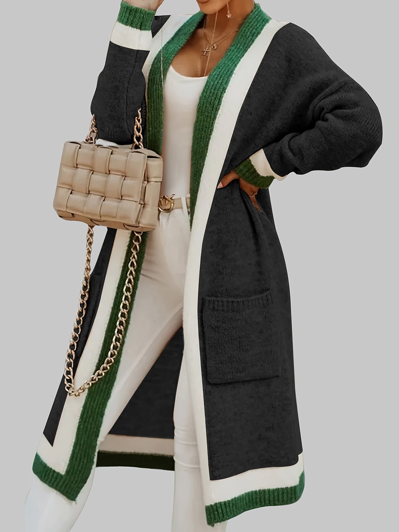 Charlotte Long cardigan - vintage inspiration with colorful accents