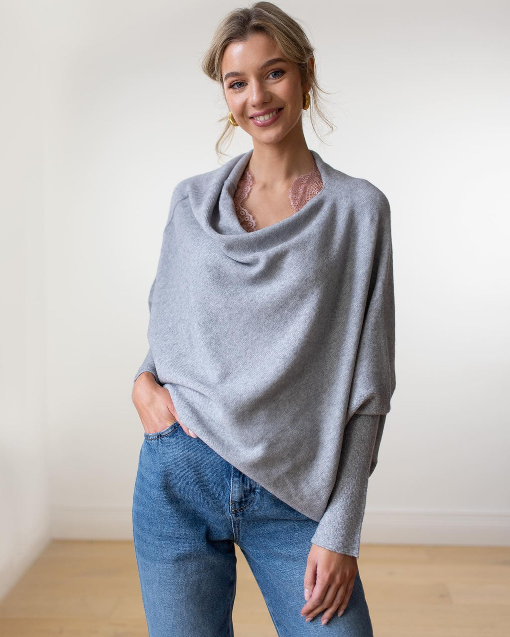 Asymmetrical Sweater | Cashmere Blend | Elegant & Comfortable