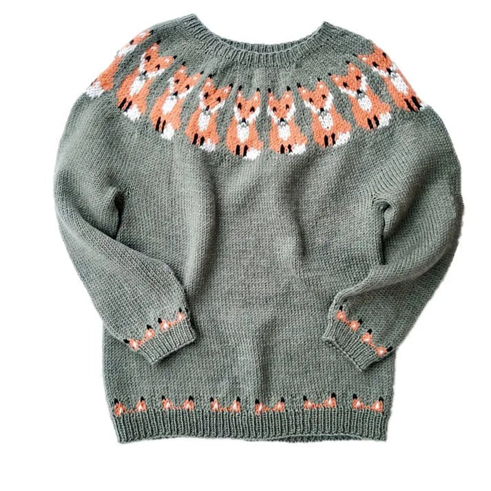 Fair Isle Crewneck Sweater for Women