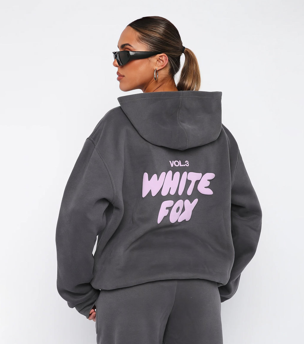 WhiteFox Set – Women's Two-Piece Hoodie & Pants Tracksuit