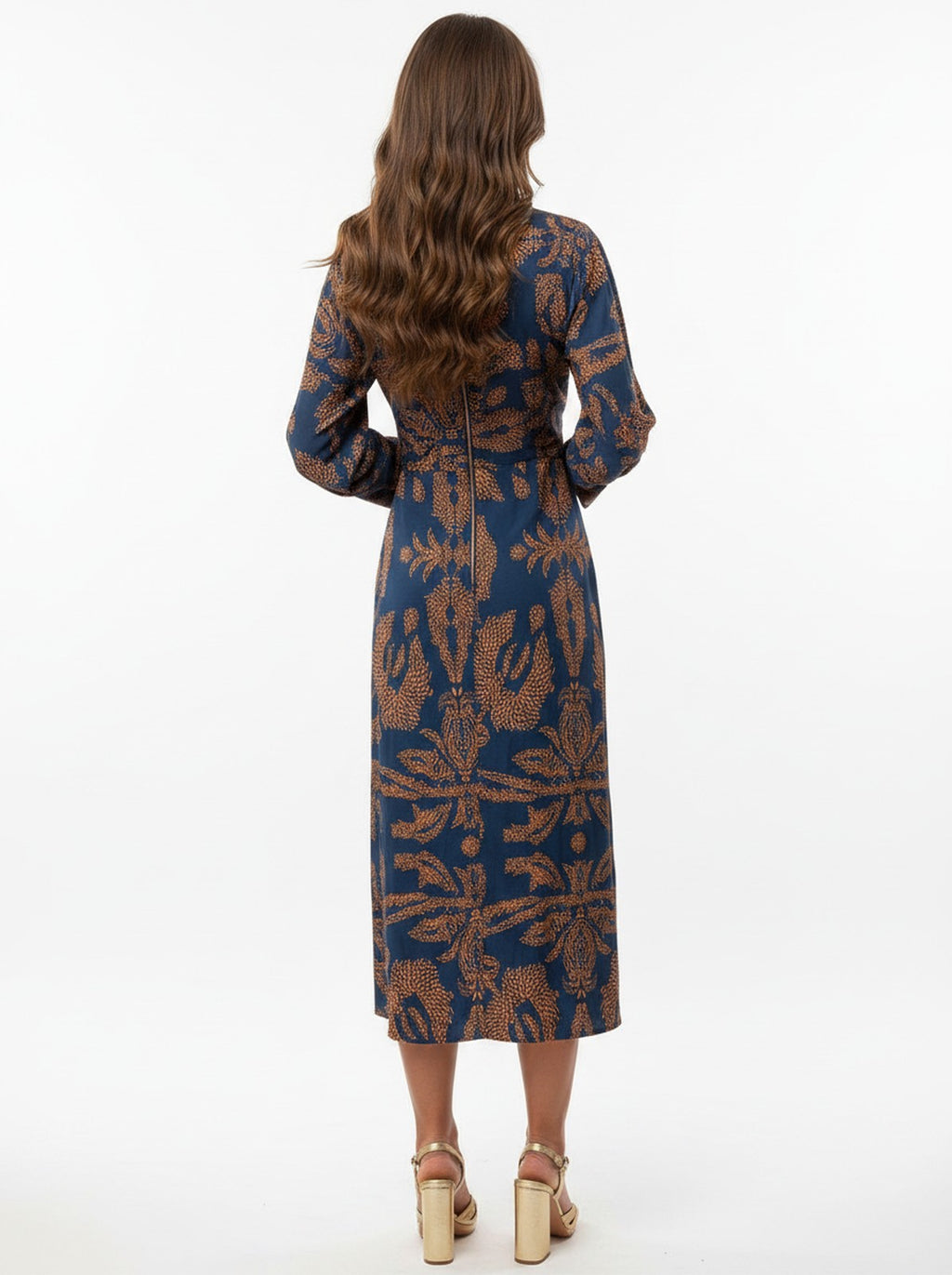 Violet Maxi Dress back view