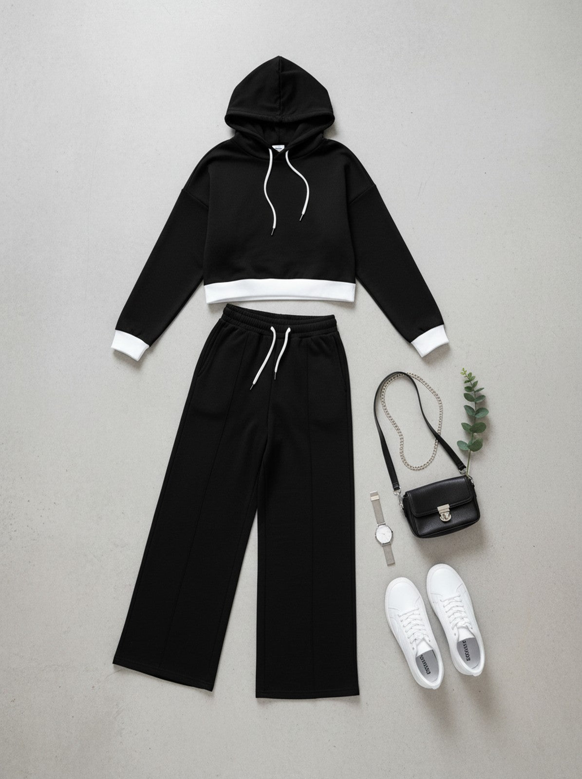 Beth Two-Piece Casual Tracksuit - Flat Lay