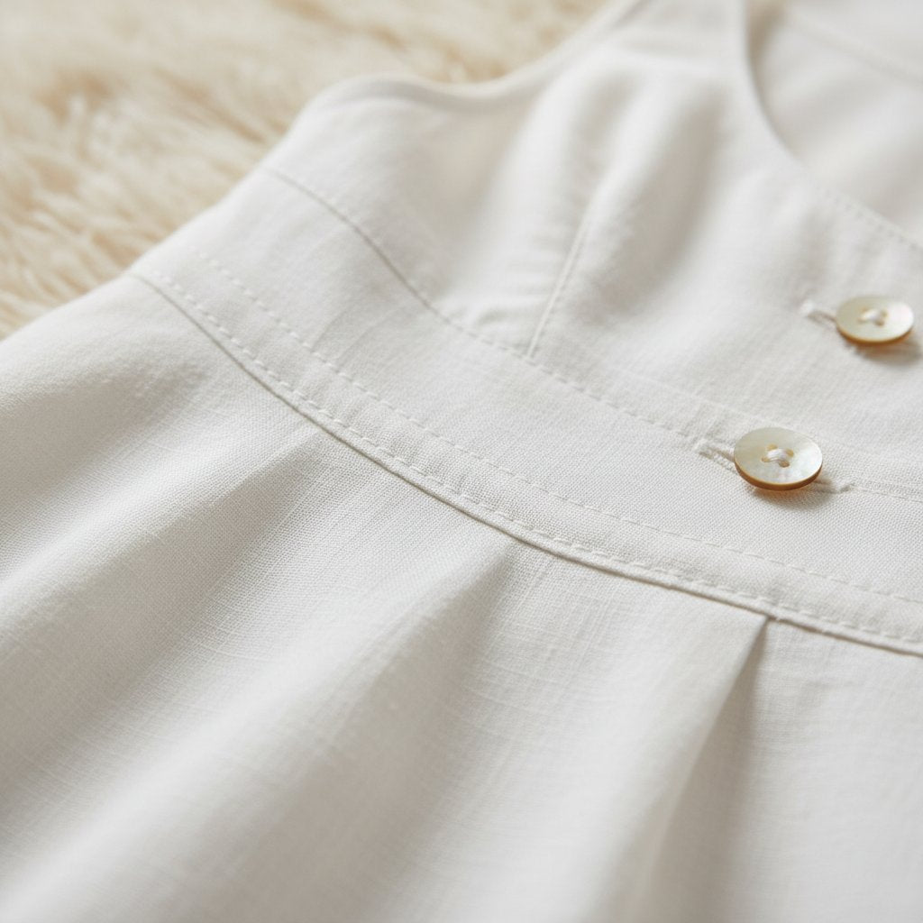 Seraphine | Women's Linen A-Line Summer Dress - lifestyle 3