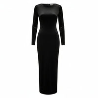 Fiora | Women's Velvet Fitted Evening Dress