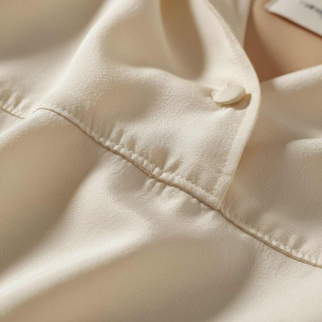 Solene | Women's Silk Oversized Blouse - lifestyle 3