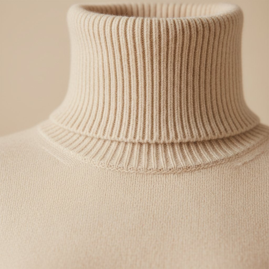 Brielle | Women's Cashmere Turtleneck Sweater - lifestyle 3