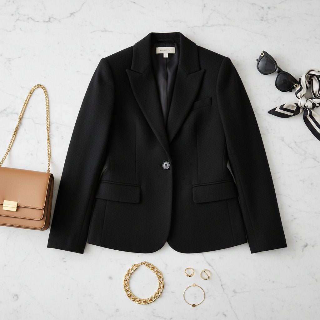 Dahlia | Women's Wool Tailored Blazer - lifestyle 2