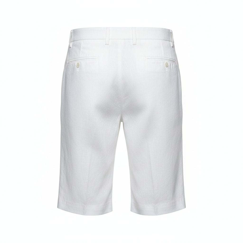 Holden | Men's Linen Tailored Summer Shorts - White