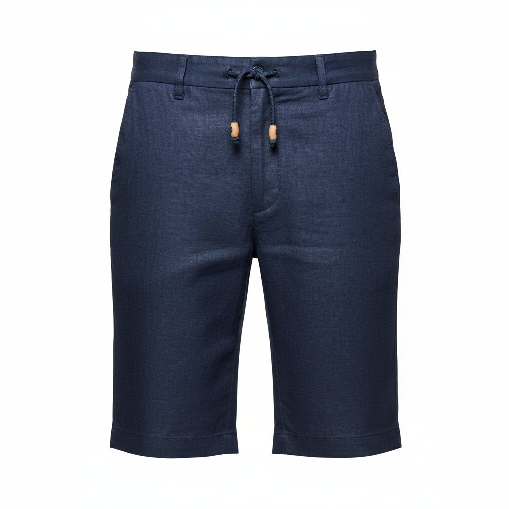 Holden | Men's Linen Tailored Summer Shorts - Navy