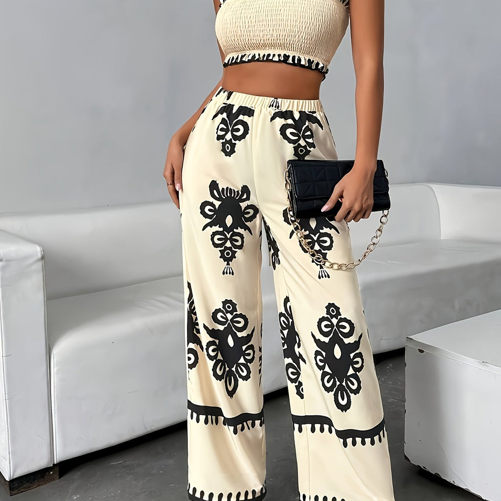 Decorative Print Co-ord Set | Women’s Summer Outfit | Trendy Summer Outfit