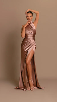 Women's Long Stand-Up Collar Dress