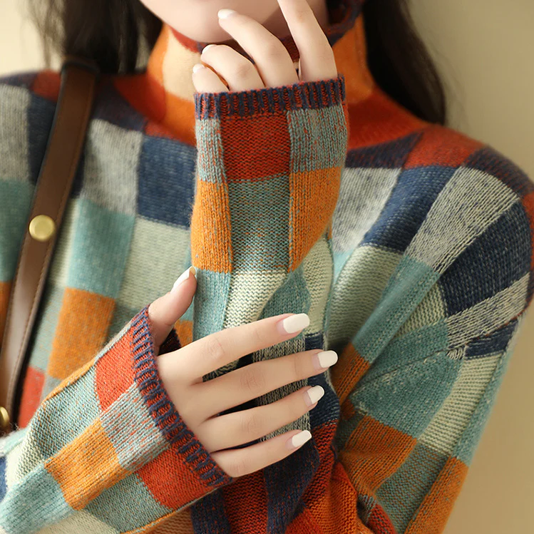 Van Gogh - Warmer, luxuriöser-Pullover