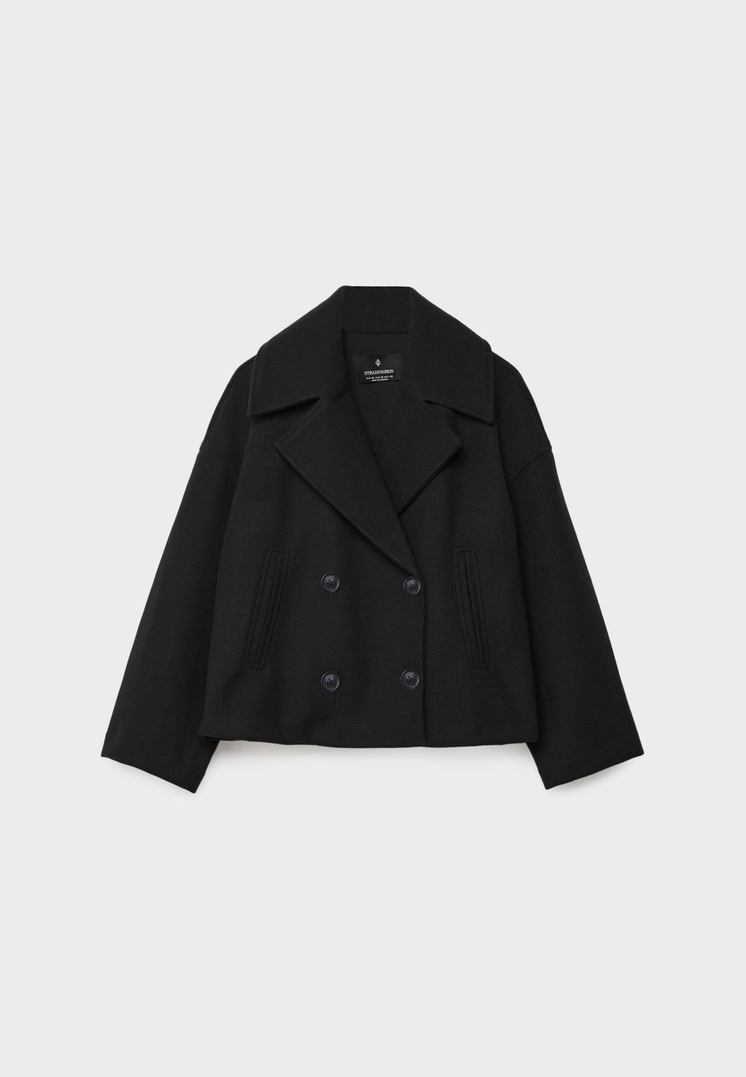 Cropped Double Breasted Jacket for Women