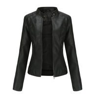 Fitted Biker Jacket for Women