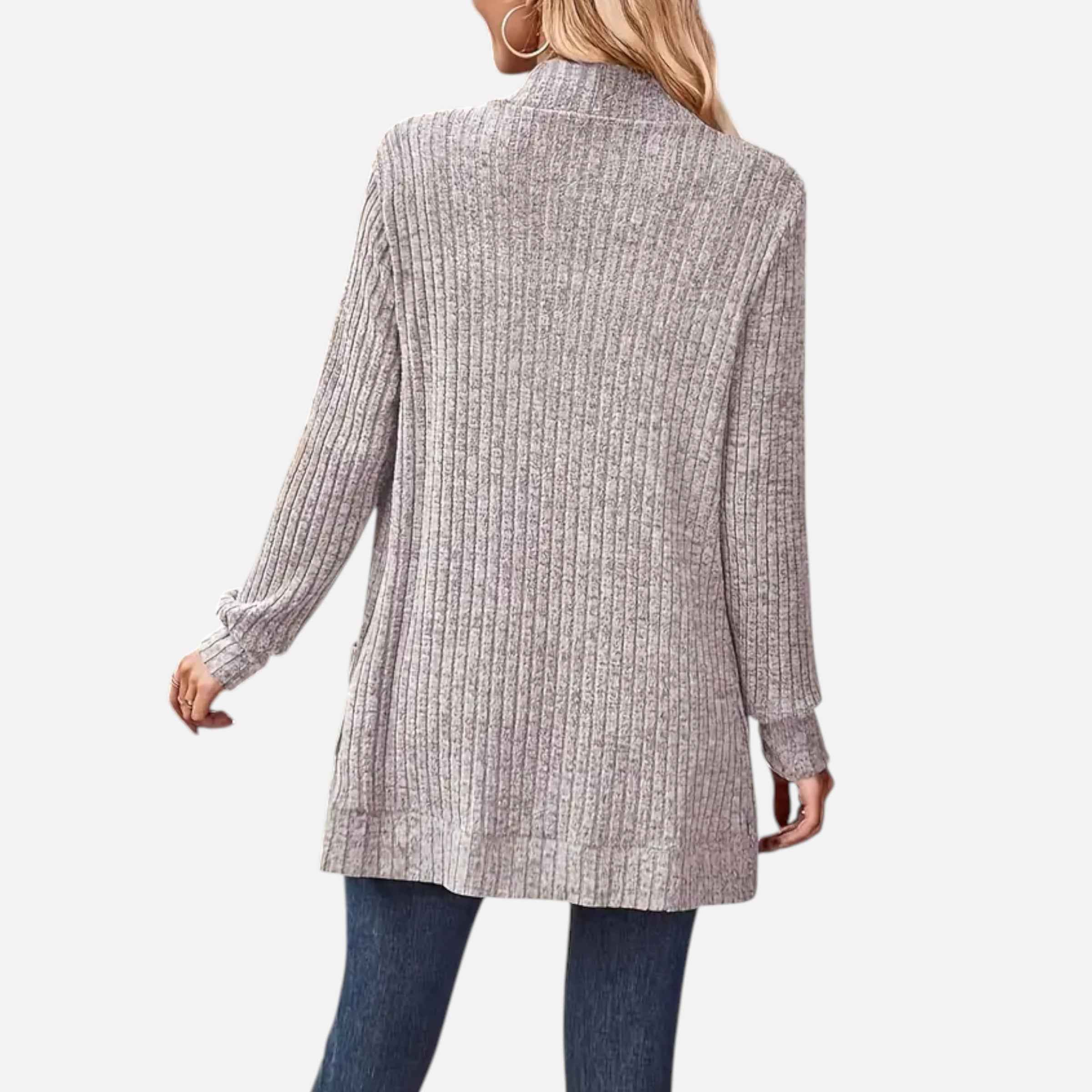 Women’s Essential Knit Cardigan – Soft Long-Sleeve Open-Front Sweater