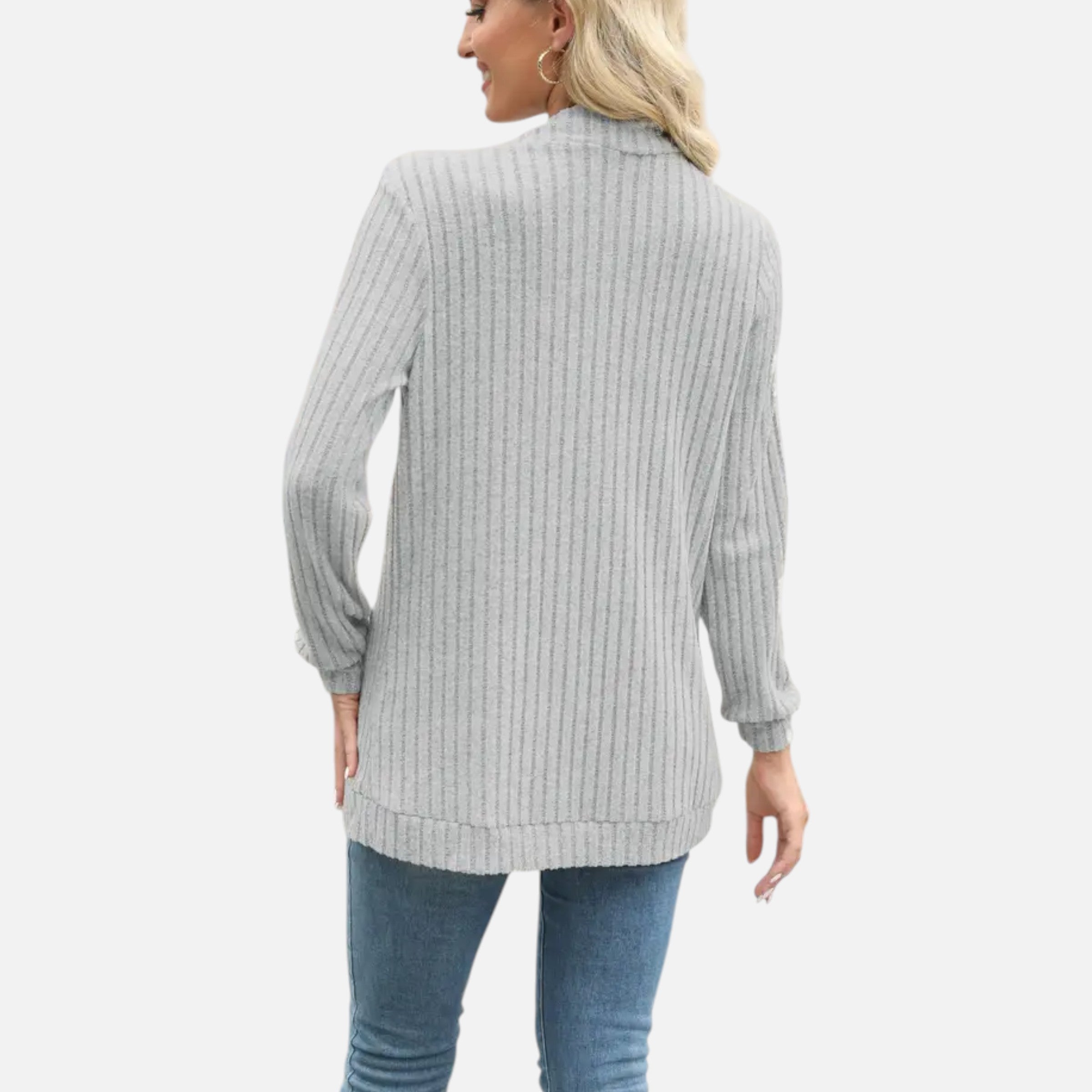 Women’s Essential Knit Cardigan – Soft Long-Sleeve Open-Front Sweater