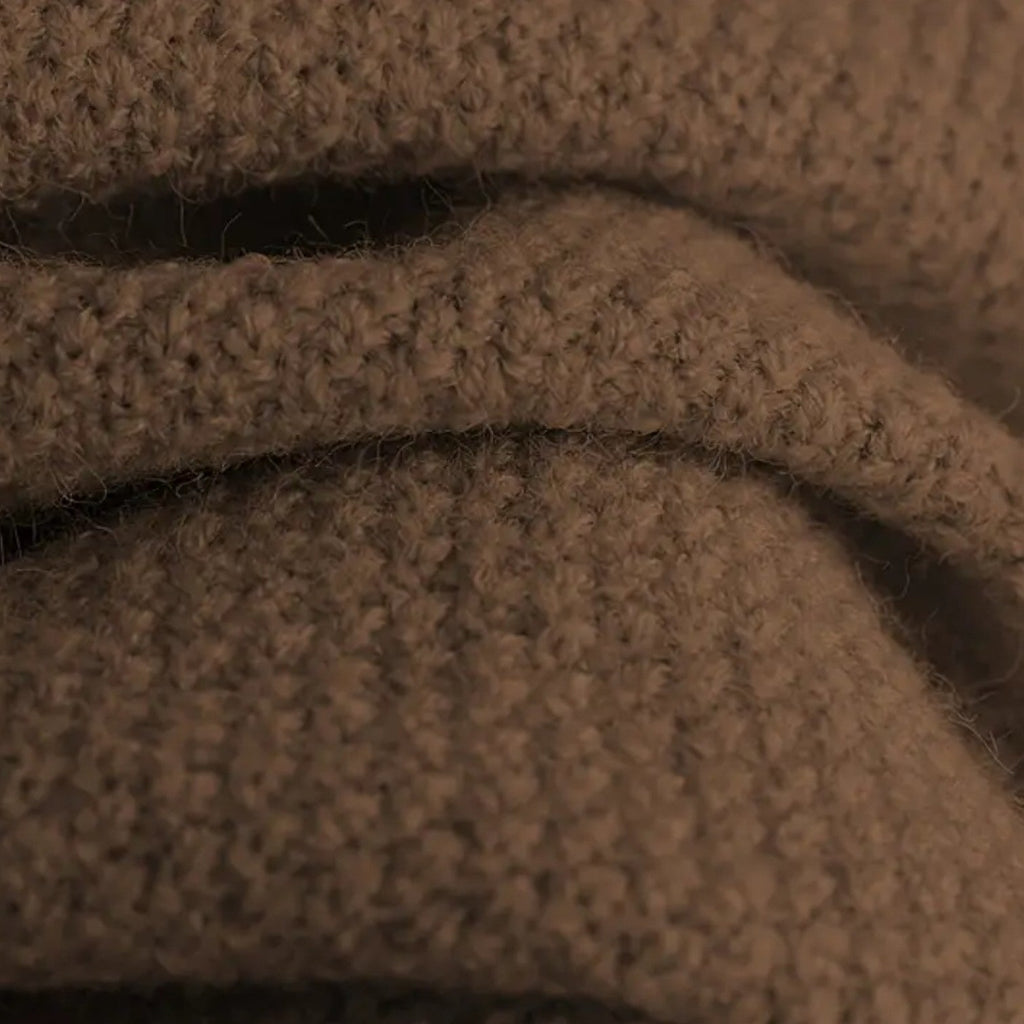 Women’s Knit Two-Piece Set – Soft Cozy Sweater & Wide-Leg Trousers