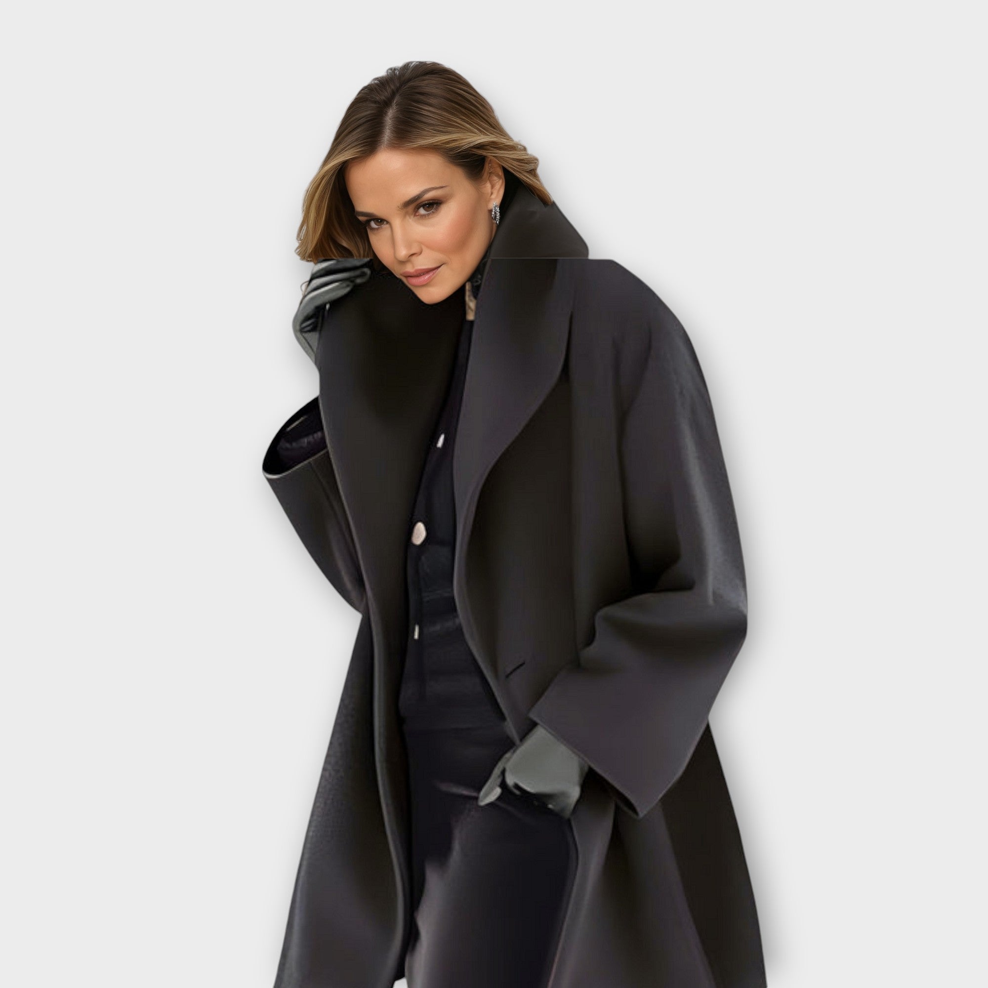 Oversized Wrap Coat for Women