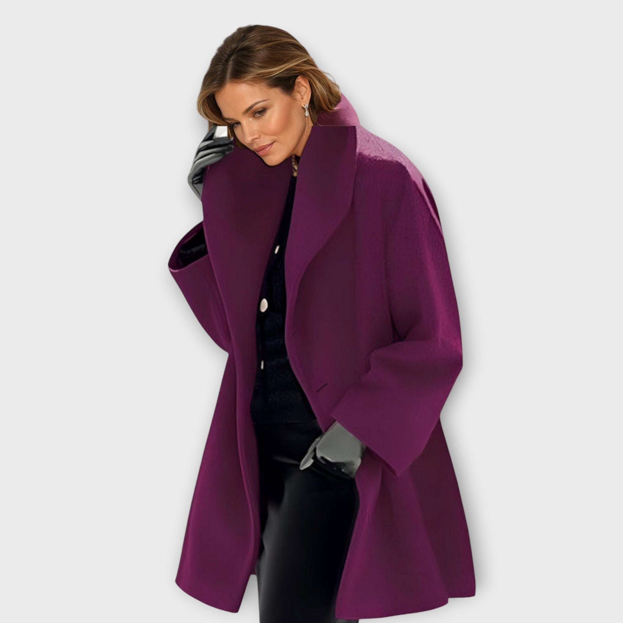 Oversized Wrap Coat for Women