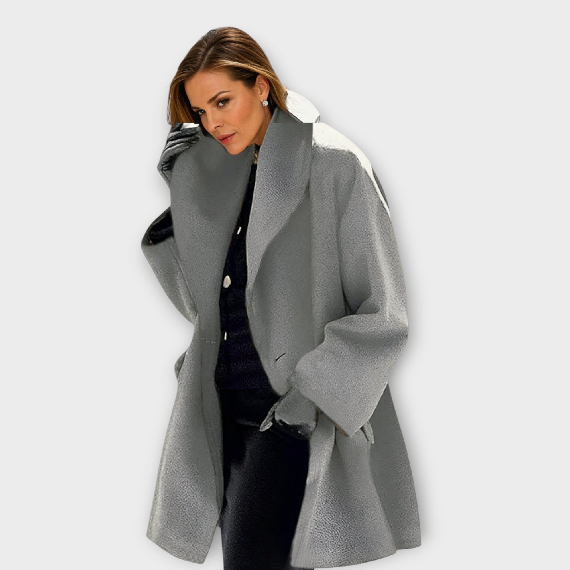 Oversized Wrap Coat for Women