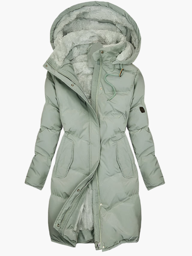 Hooded Puffer Jacket for Women
