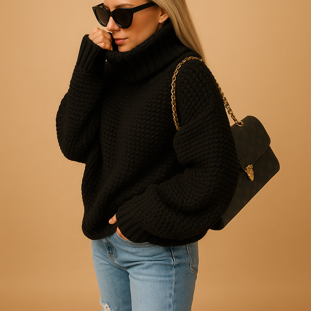 Oversized Knit Sweater for Women