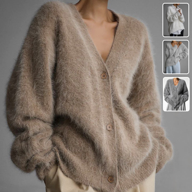 Women's Button-Front Knit Cardigan