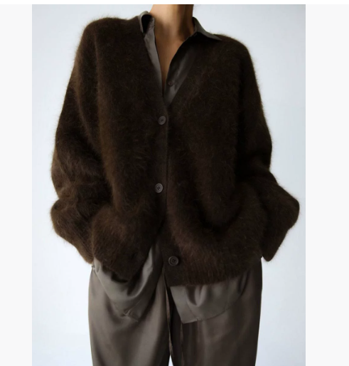 Women's Button-Front Knit Cardigan