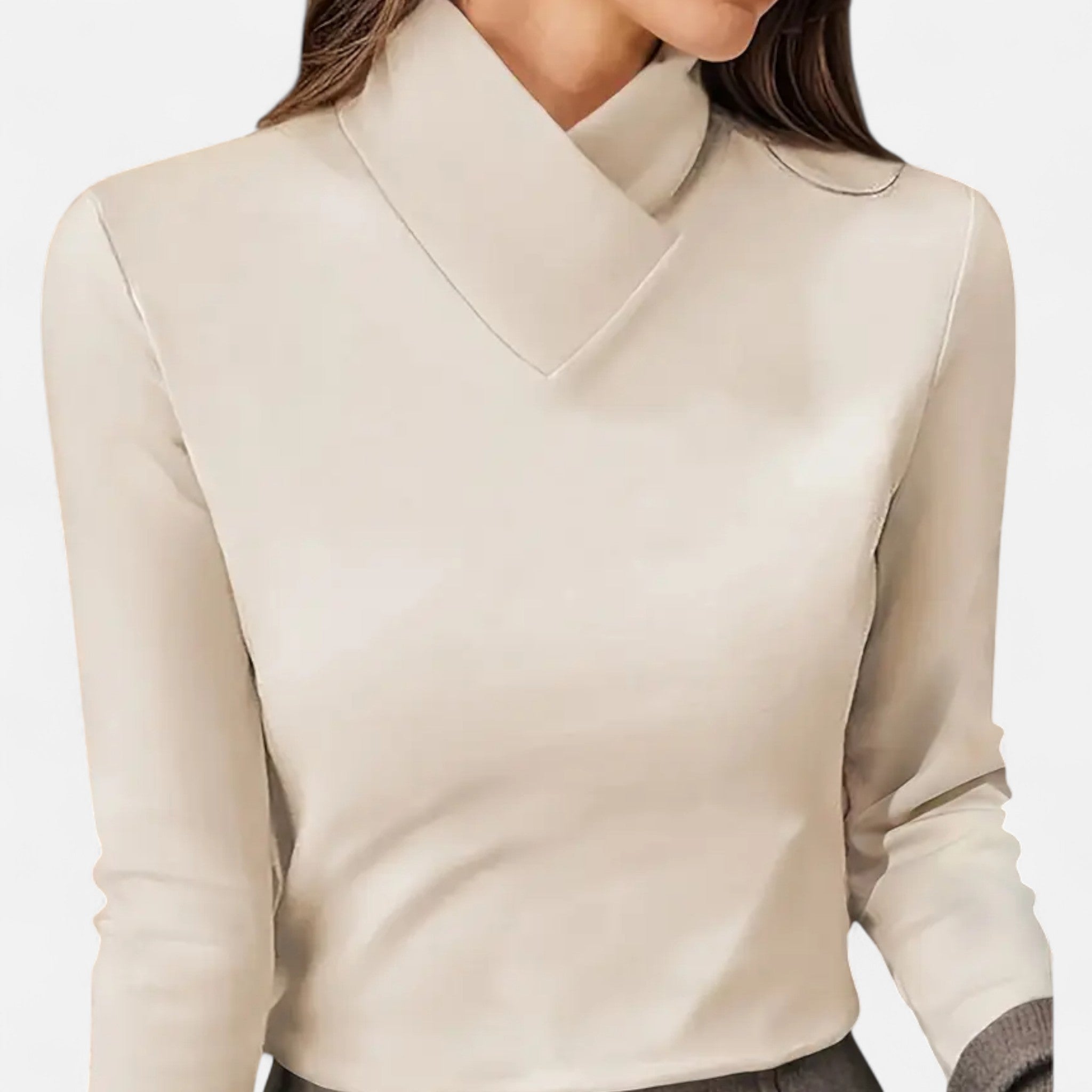 Women's Fitted Mock Neck Top