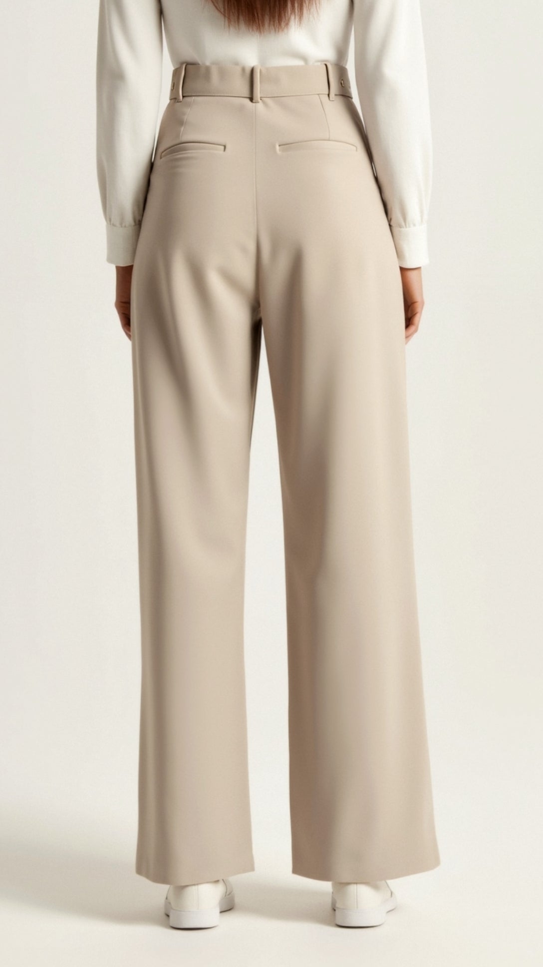 Women's High-Waisted Pleated Wide Leg Pants