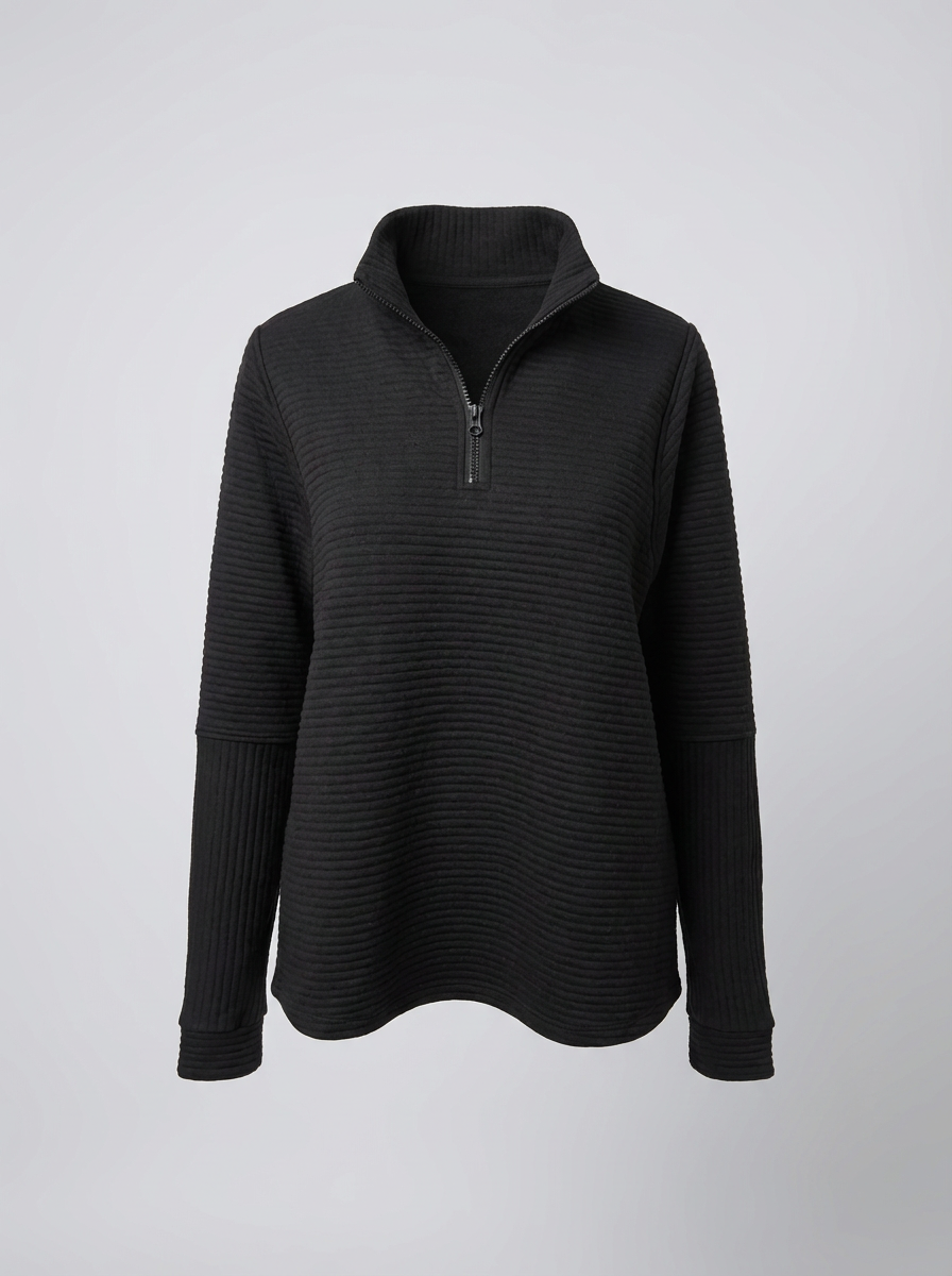 Women's Quarter Zip Pullover Sweater