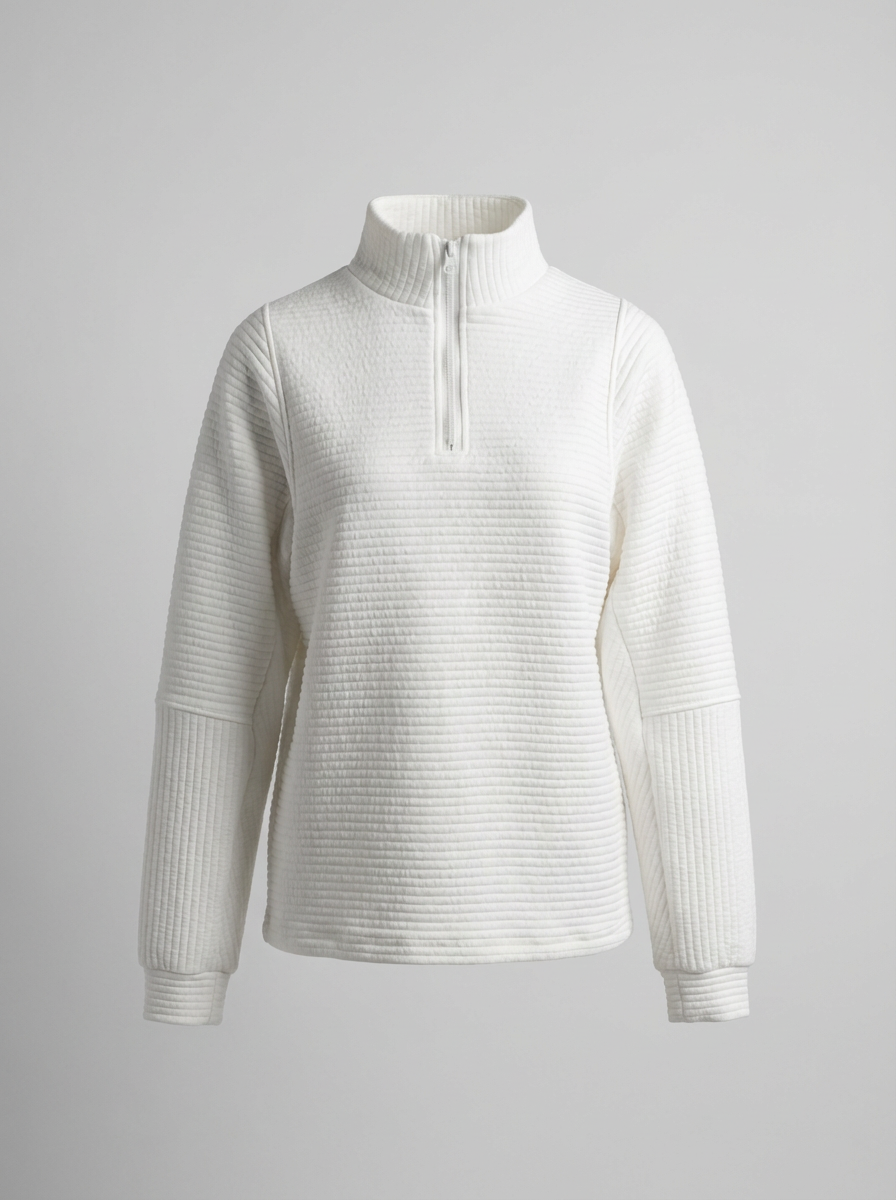 Women's Quarter Zip Pullover Sweater