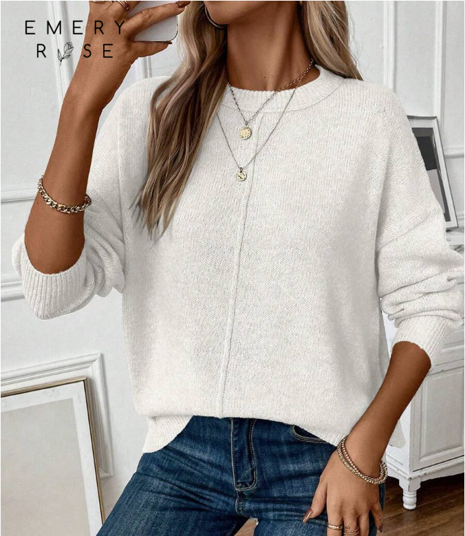 Women's Relaxed Fit Crewneck Sweater