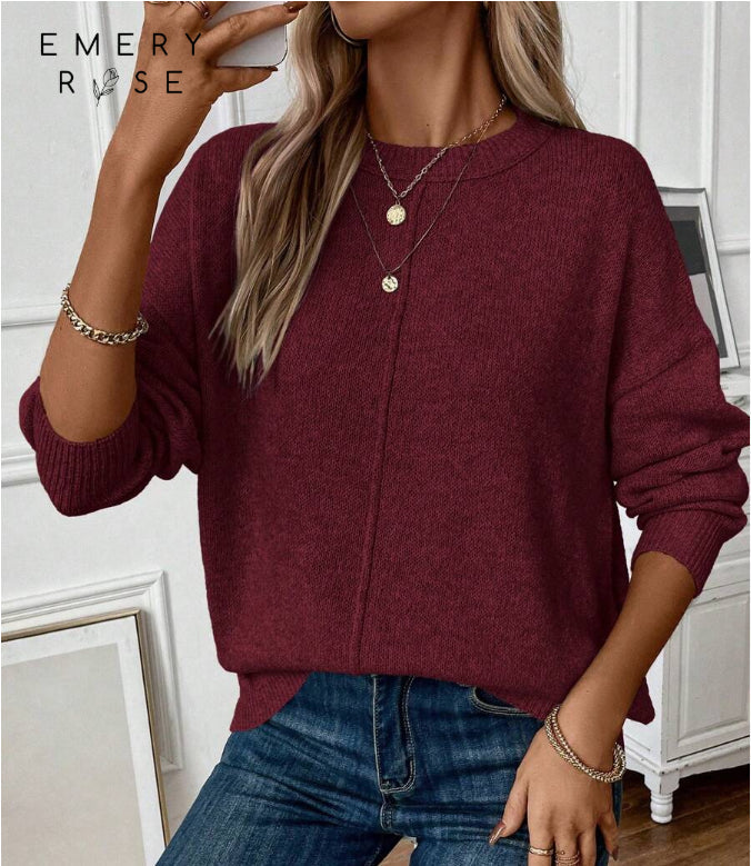 Women's Relaxed Fit Crewneck Sweater