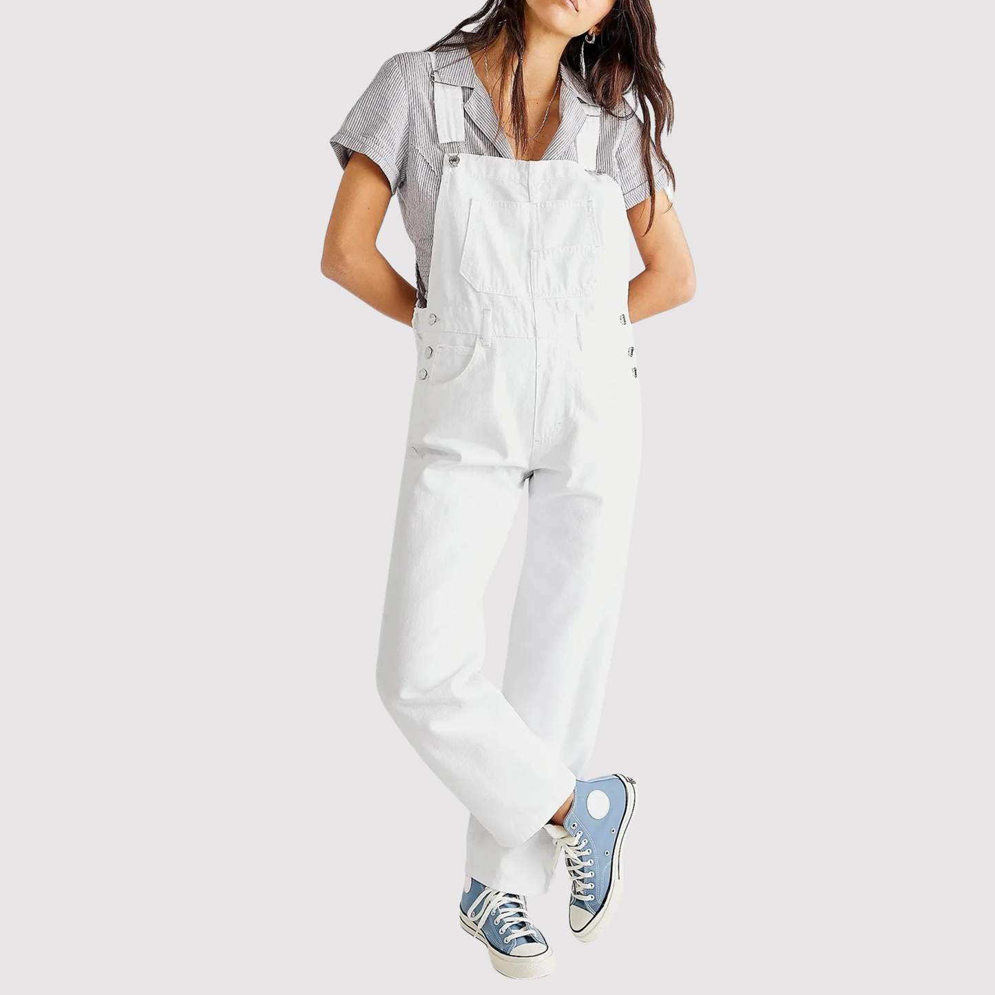 Women's Relaxed Fit Denim Overalls