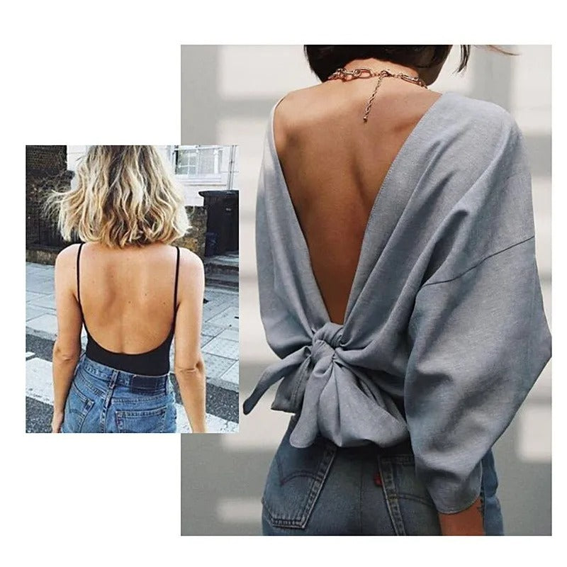 Women's Strappy Backless Bra