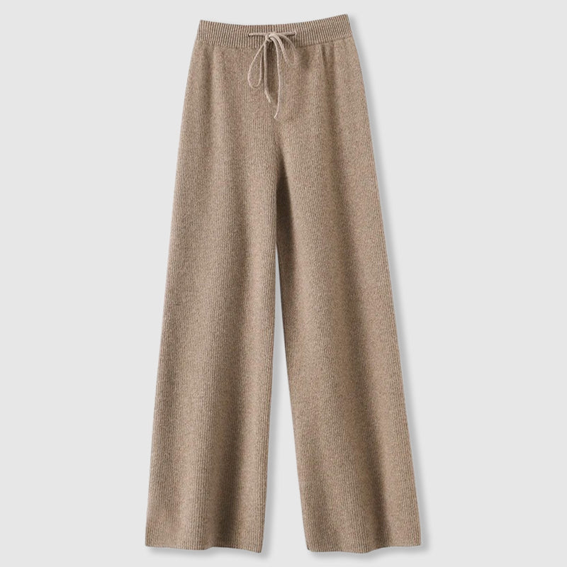 Women's Wide-Leg Cashmere Pants