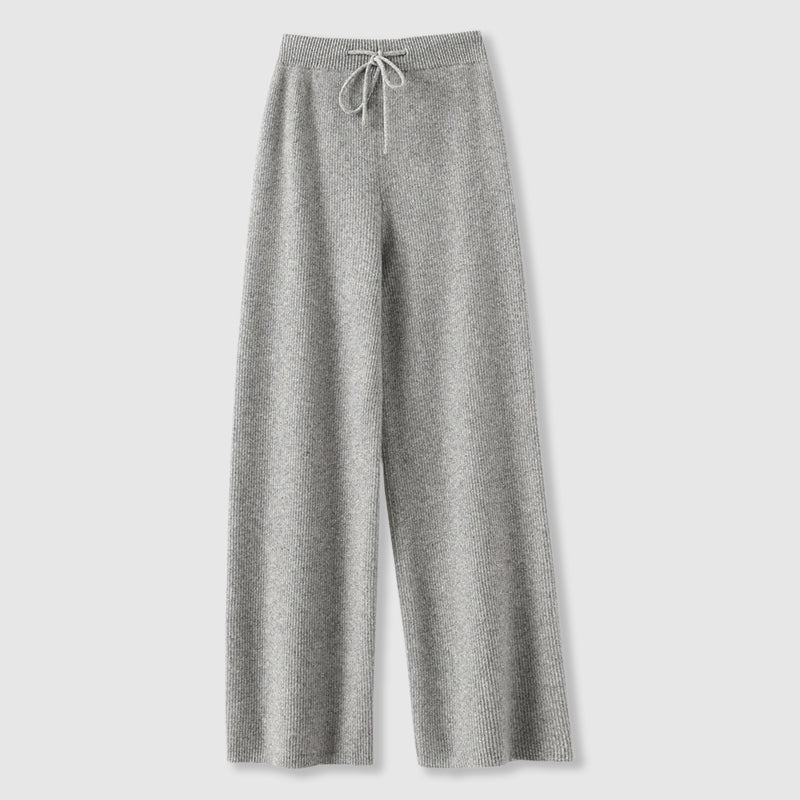 Women's Wide-Leg Cashmere Pants