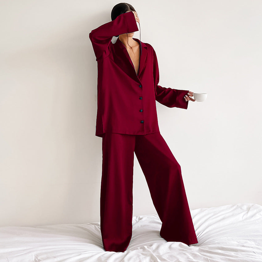 Women's Wide Leg Pant Set