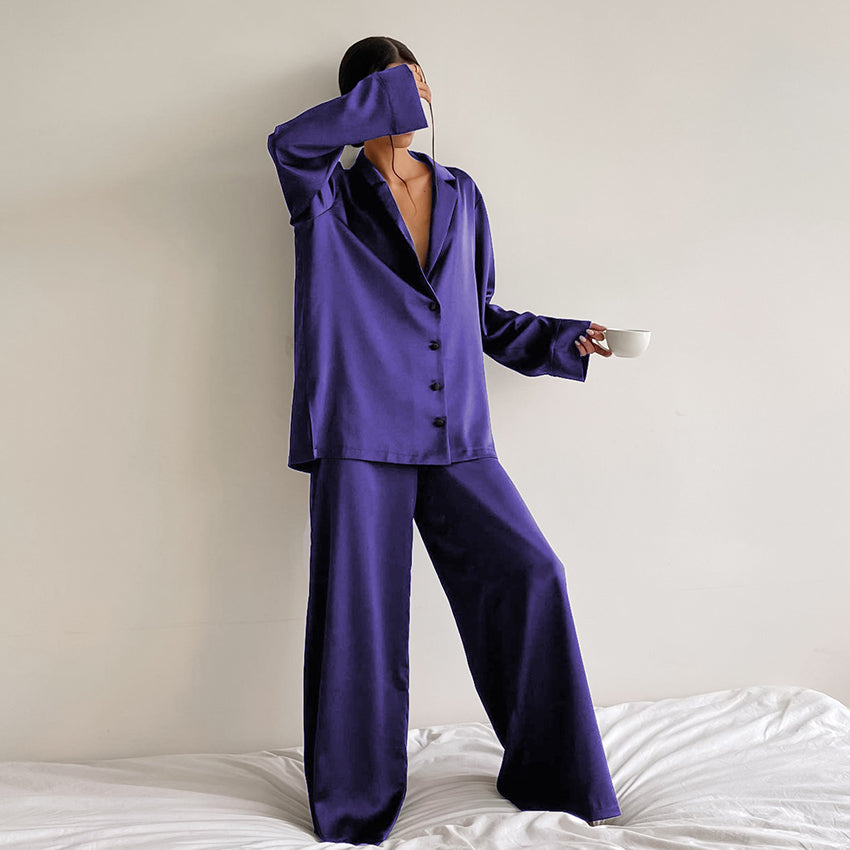 Women's Wide Leg Pant Set