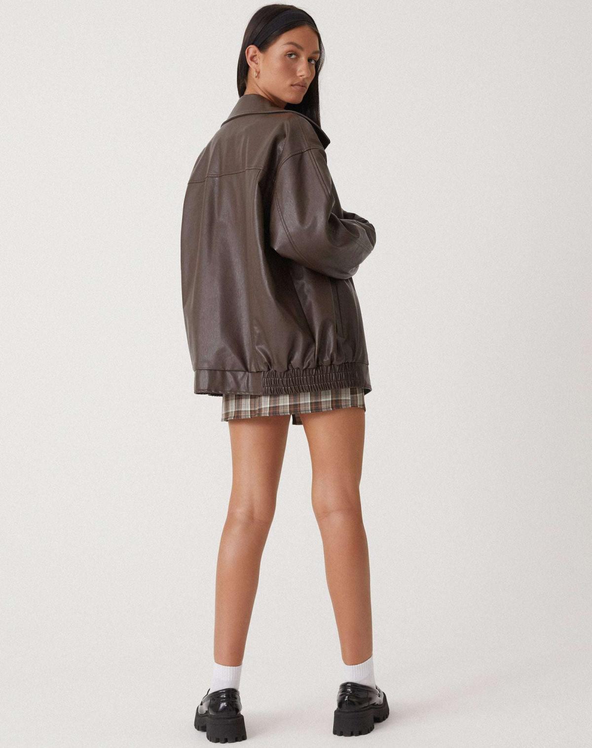 Collared Bomber Jacket for Women
