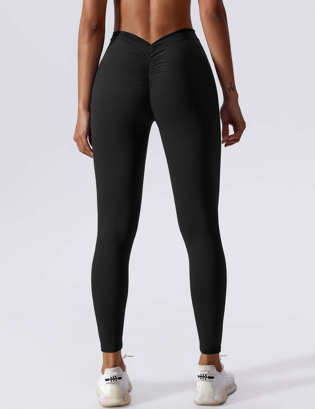 Women’s V-Back Scrunch Leggings – Seamless, Sculpting & Ultra-Soft Fit