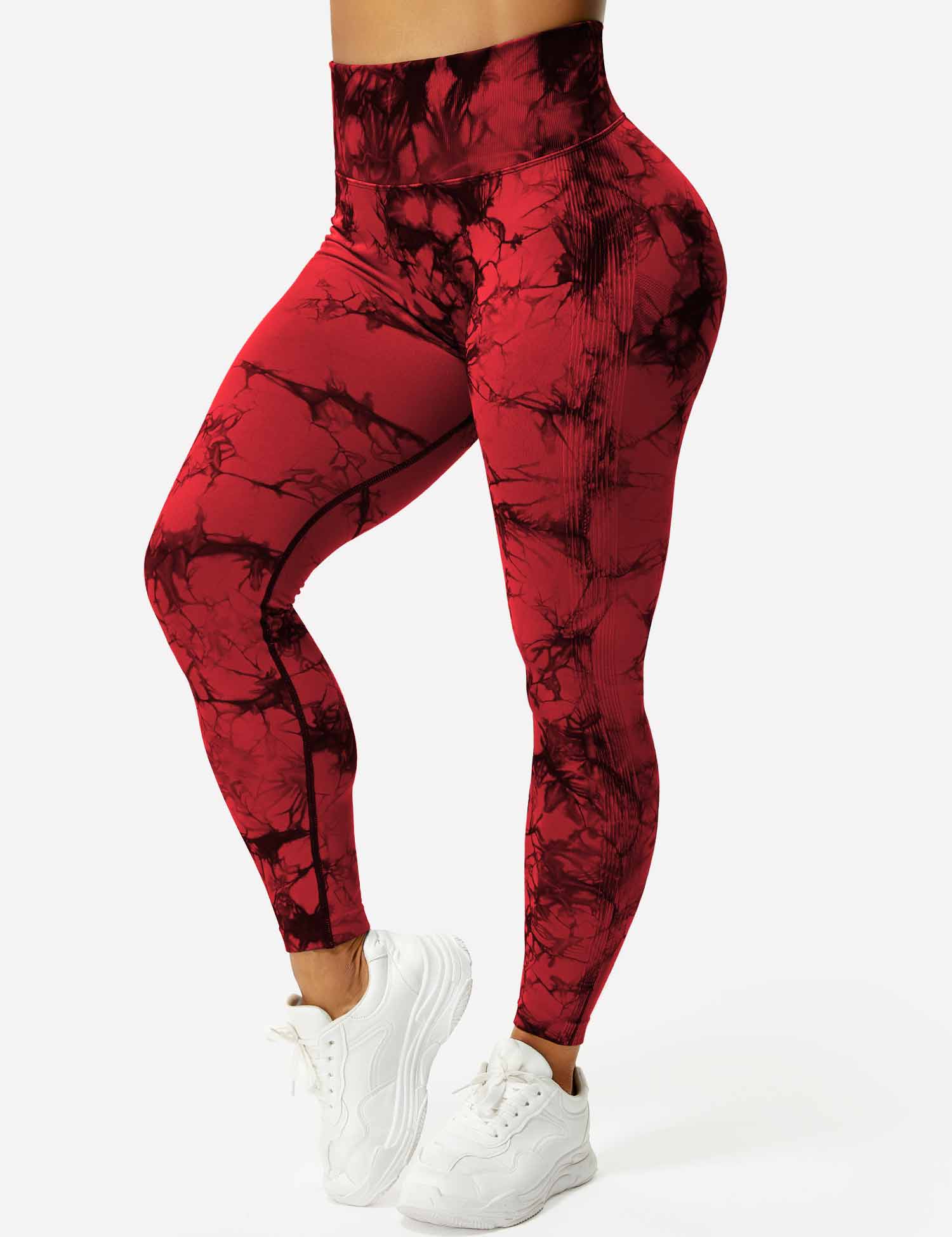 Women’s Tie-Dye Scrunch Leggings – High-Waisted, Sculpting & Buttery-Soft Fit