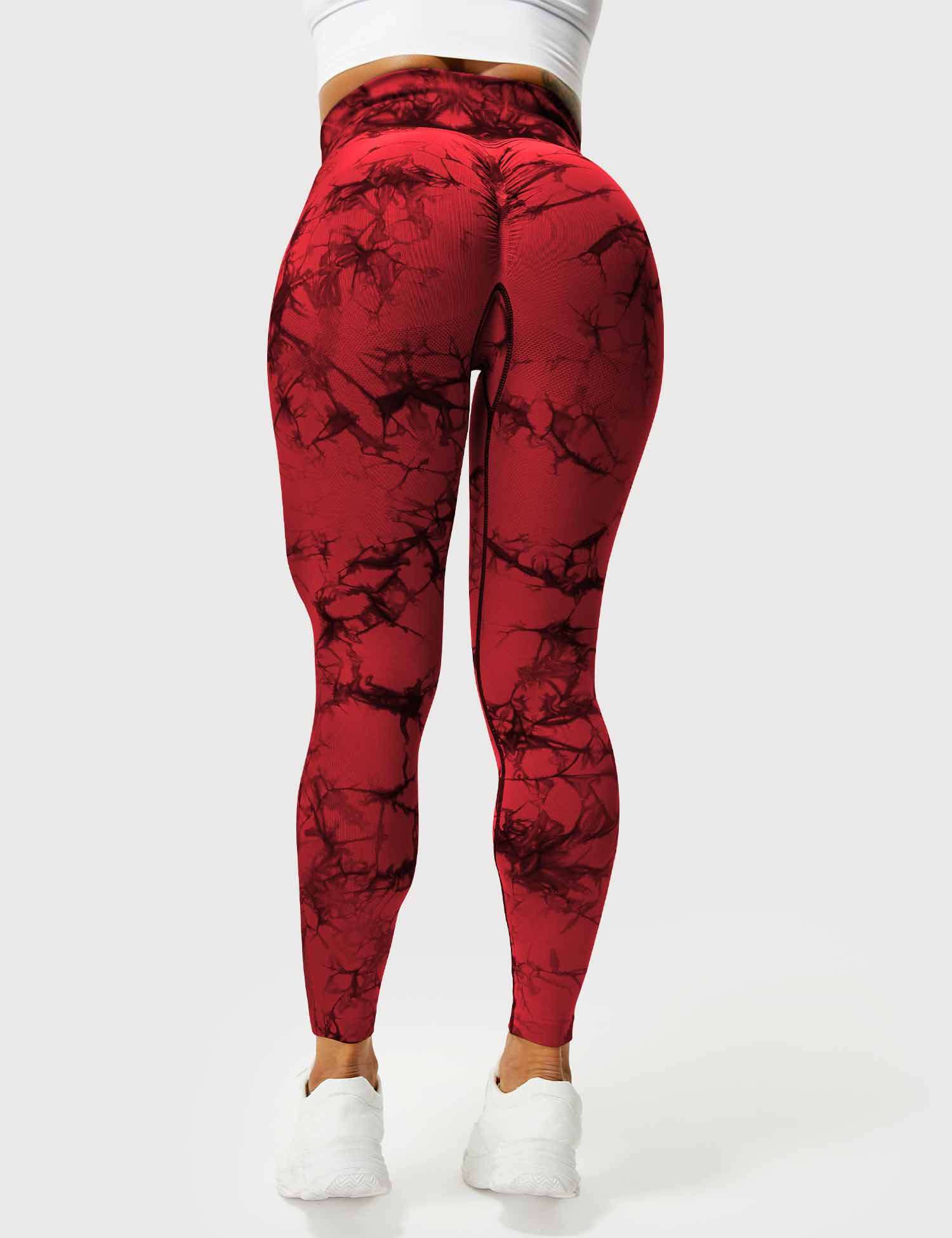 Women’s Tie-Dye Scrunch Leggings – High-Waisted, Sculpting & Buttery-Soft Fit
