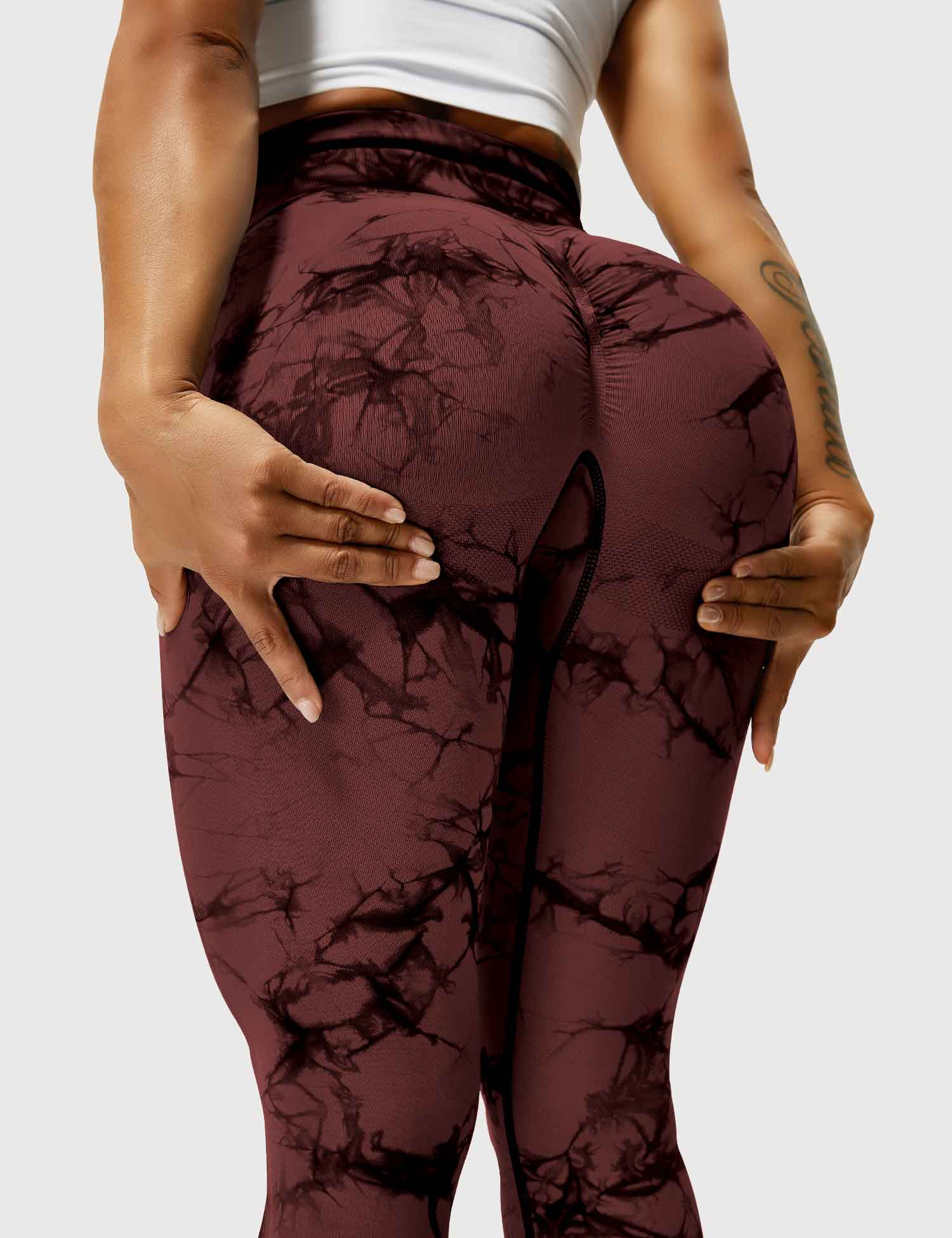 Women’s Tie-Dye Scrunch Leggings – High-Waisted, Sculpting & Buttery-Soft Fit