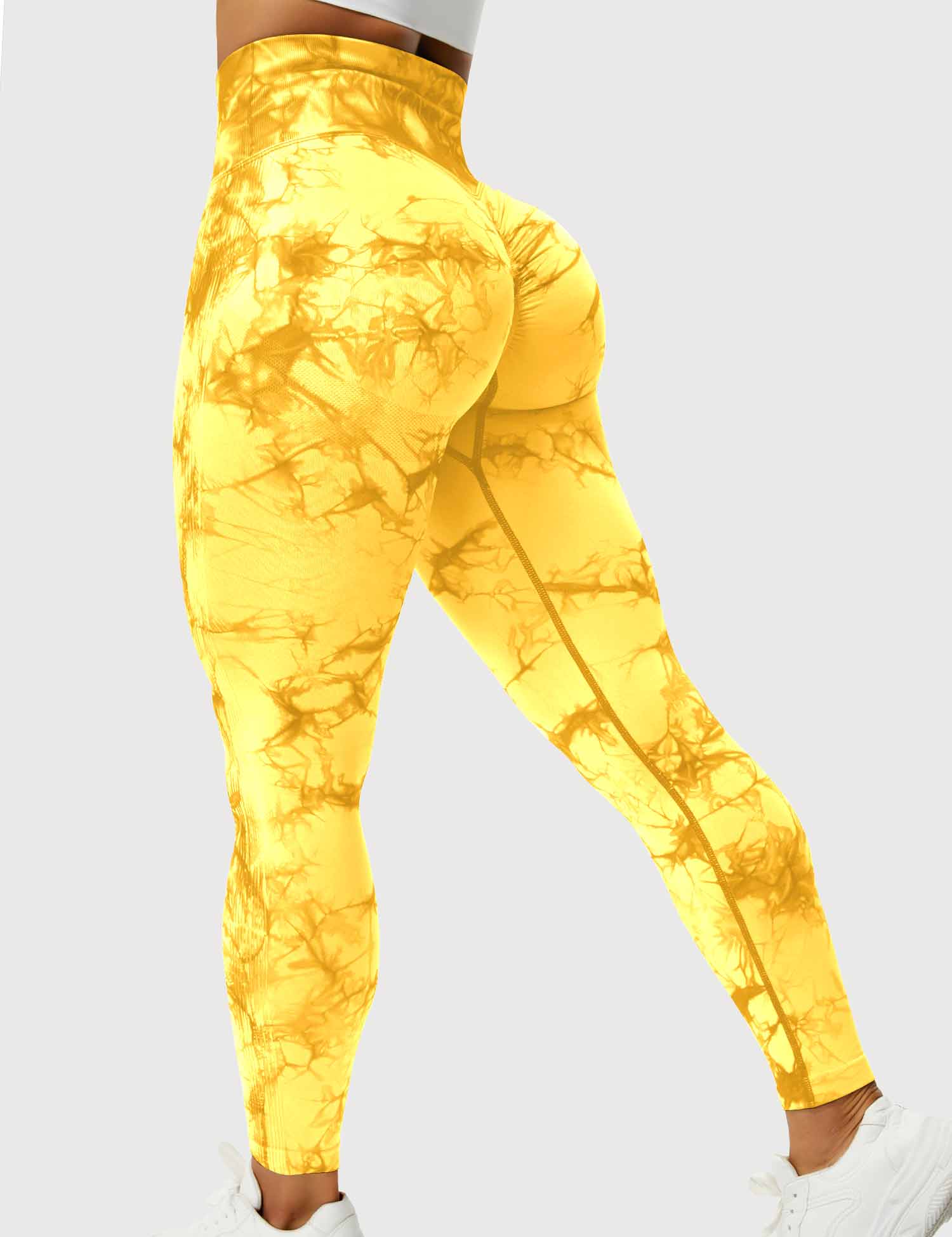 Women’s Tie-Dye Scrunch Leggings – High-Waisted, Sculpting & Buttery-Soft Fit