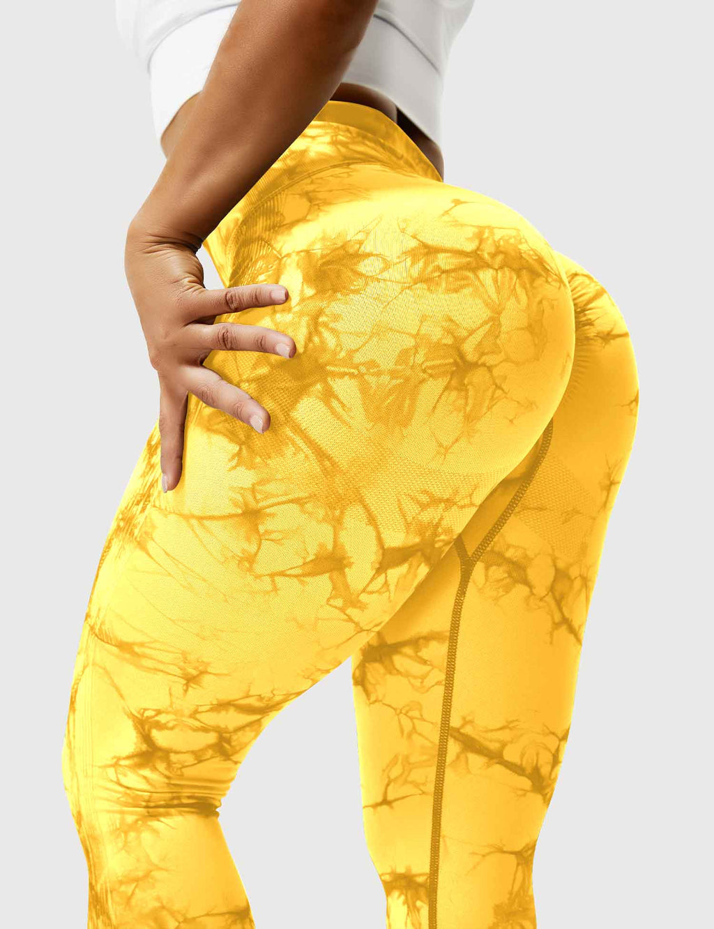 Women’s Tie-Dye Scrunch Leggings – High-Waisted, Sculpting & Buttery-Soft Fit